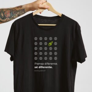 Branding Atómico Camiseta Piensa Diferente