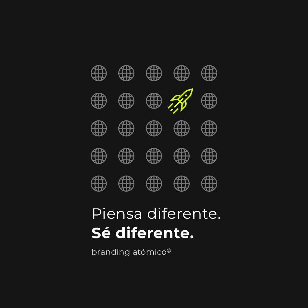 Branding Atómico Sé Diferente